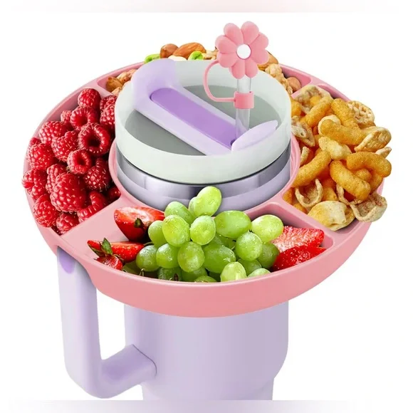 Pink Snack Bowl for Stanley Cup 40 oz with Handle - Picture 5 of 6